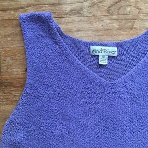 vintage crochet tank top